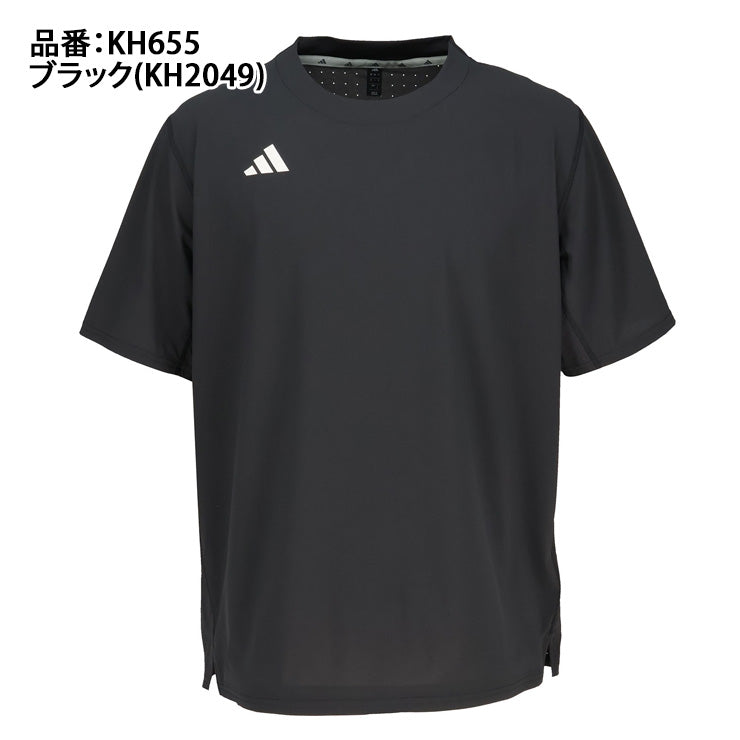 【2026モデル】アディダス 野球 ウェア 半袖 Tシャツ アディゼロ ダグアウト 大人 メンズ ユニセックス KH655 夏用 スポーツウェア トレーニングウェア ジム ランニング ジョギング adidas