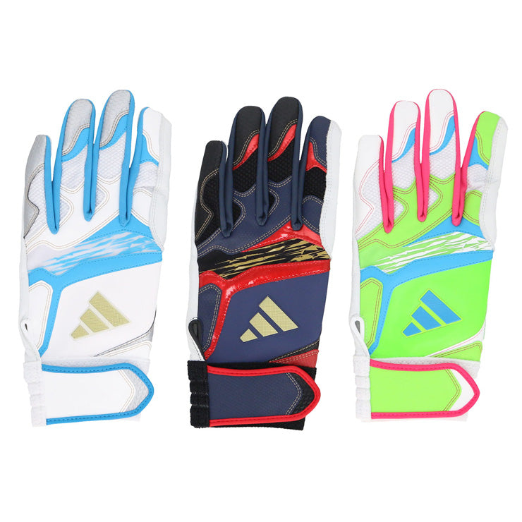 【刺繍1円】2025モデル アディダス バッティンググローブ TOP1 両手用 大人 一般 LBG204A カラー バッティング手袋 バッティンググラブ 打者用手袋 草野球 練習 試合 ソフトボール adidas