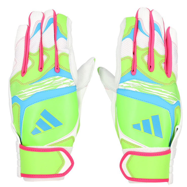 【刺繍1円】2025モデル アディダス バッティンググローブ TOP1 両手用 大人 一般 LBG204A カラー バッティング手袋 バッティンググラブ 打者用手袋 草野球 練習 試合 ソフトボール adidas