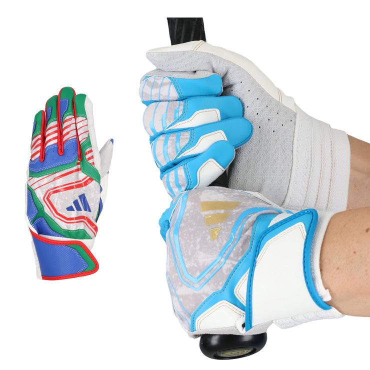 【刺繍1円】2025モデル アディダス バッティンググローブ TOP2 両手用 大人 一般 LBG304 カラー バッティング手袋 バッティンググラブ 打者用手袋 草野球 練習 試合 ソフトボール adidas