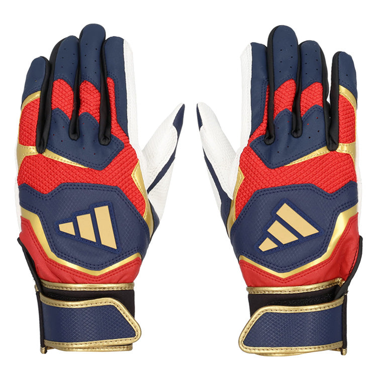 【刺繍1円】2025モデル アディダス バッティンググローブ 大人用 ジュニア用 BASIC 両手用 一般 少年野球 LBG404 カラー バッティング手袋 バッティンググラブ 打者用手袋 大人 一般 子供 こども キッズ 草野球 練習 試合 ソフトボール adidas