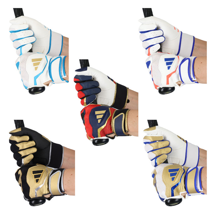 【刺繍1円】2025モデル アディダス バッティンググローブ 大人用 ジュニア用 BASIC 両手用 一般 少年野球 LBG404 カラー バッティング手袋 バッティンググラブ 打者用手袋 大人 一般 子供 こども キッズ 草野球 練習 試合 ソフトボール adidas