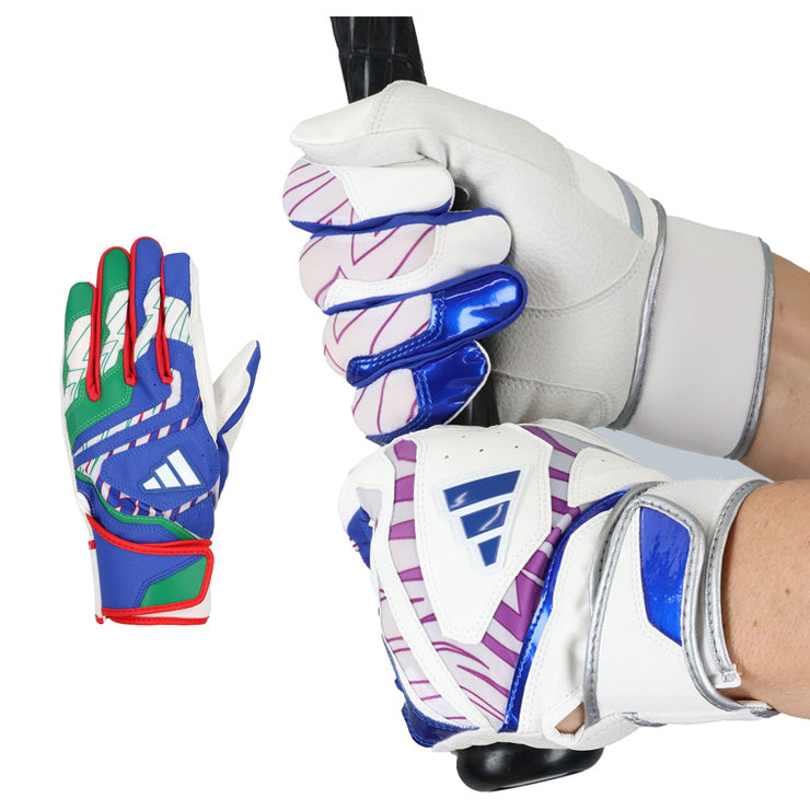 【刺繍1円】2025モデル アディダス バッティンググローブ MID 両手用 大人 一般 LBG504 カラー バッティング手袋 バッティンググラブ 打者用手袋 草野球 練習 試合 ソフトボール adidas
