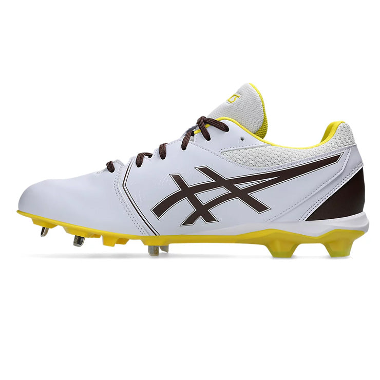 【2025モデル】アシックス 野球 金具スパイク ネオコネクト 限定カラー 25.0～29.0 大人 一般 1123A054 105 カラースパイク 紐 ひも ローカット レギュラーカット 金属スパイク 草野球 軽量 試合 靴 neoconnect asics