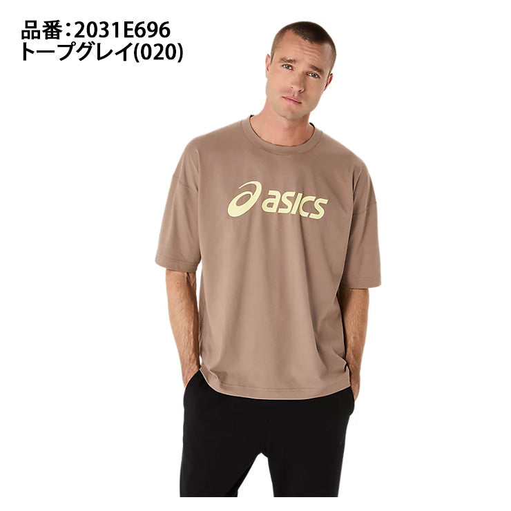 アシックス 半袖 Tシャツ グラフィック リラックスフィット Tシャツ メンズ ユニセックス 2031E696 スポーツウェア 大人 一般 半袖シャツ asics