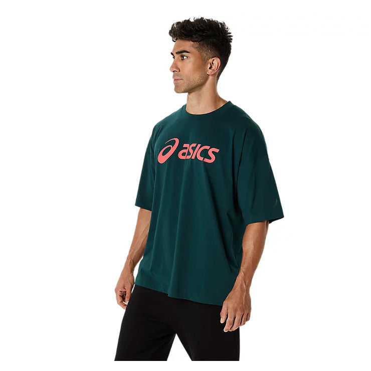 アシックス 半袖 Tシャツ グラフィック リラックスフィット Tシャツ メンズ ユニセックス 2031E696 スポーツウェア 大人 一般 半袖シャツ asics