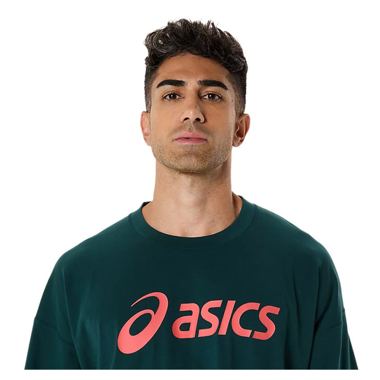 アシックス 半袖 Tシャツ グラフィック リラックスフィット Tシャツ メンズ ユニセックス 2031E696 スポーツウェア 大人 一般 半袖シャツ asics