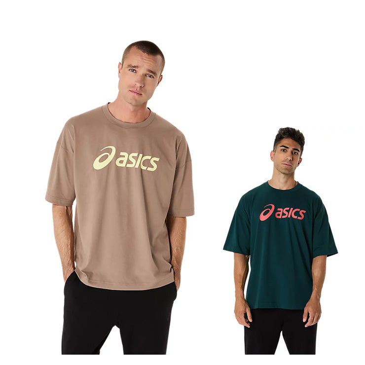 アシックス 半袖 Tシャツ グラフィック リラックスフィット Tシャツ メンズ ユニセックス 2031E696 スポーツウェア 大人 一般 半袖シャツ asics
