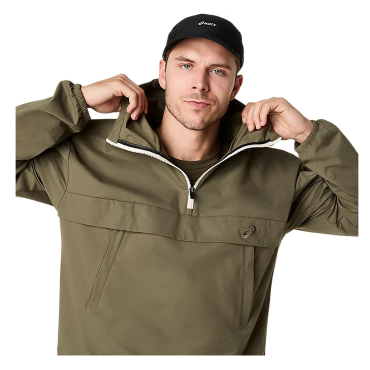 アシックス プルオーバージャケット ロングパンツ 上下セット ダブルウィーブ リラックス メンズ ユニセックス 2031E893 2031E907 ジャージ パーカー フーディー 上下 長袖 長ズボン スポーツウェア トレーニング ランニング ジョギング 大きいサイズ asics