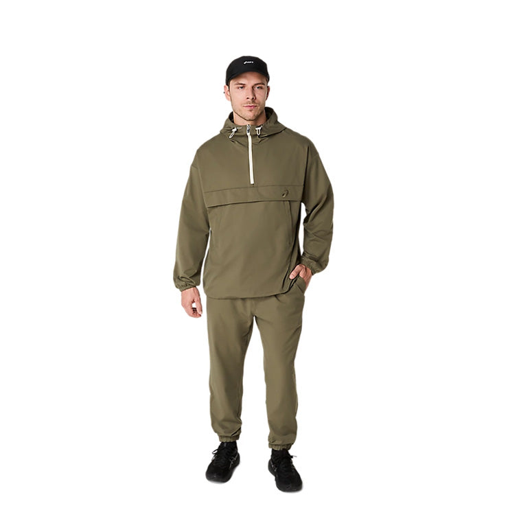 アシックス プルオーバージャケット ロングパンツ 上下セット ダブルウィーブ リラックス メンズ ユニセックス 2031E893 2031E907 ジャージ パーカー フーディー 上下 長袖 長ズボン スポーツウェア トレーニング ランニング ジョギング 大きいサイズ asics