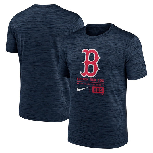 ナイキ ボストン・レッドソックス 半袖 Tシャツ ラージロゴ ベロシティ Boston Red Sox Nike Navy Large Logo Velocity T-Shirt メンズ NKPQ-44B-BQ-B1Y カジュアル 普段着 スポカジ スポーツウェア トレーニングウェア MLB メジャーリーグ グッズ 公式アイテム nike