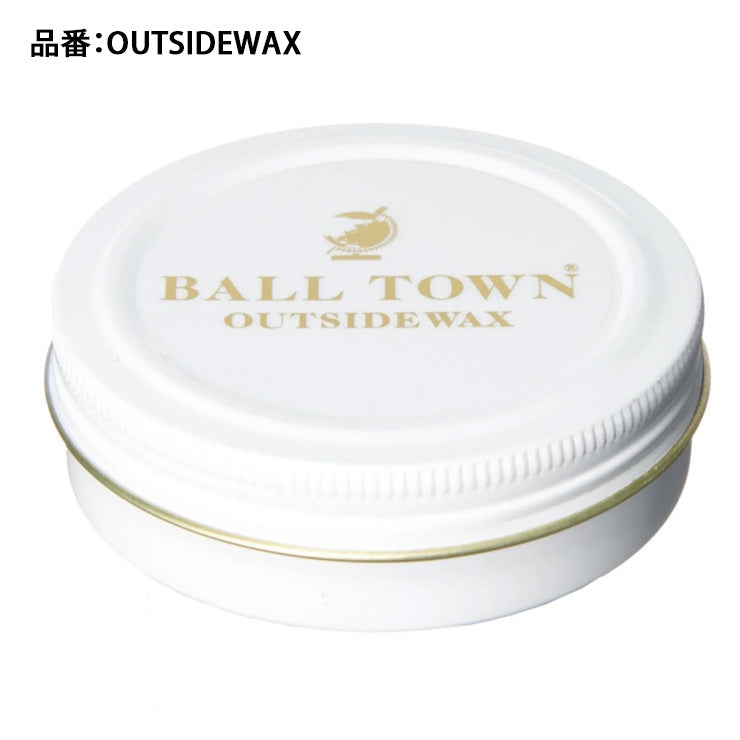 BALL TOWN ボールタウン 野球 グラブ用 アウトサイドワックス 背面用 保革ワックス OUTSIDE WAX 艶出し オイル 高級 グローブ グラブ ミット お手入れ メンテナンス用品