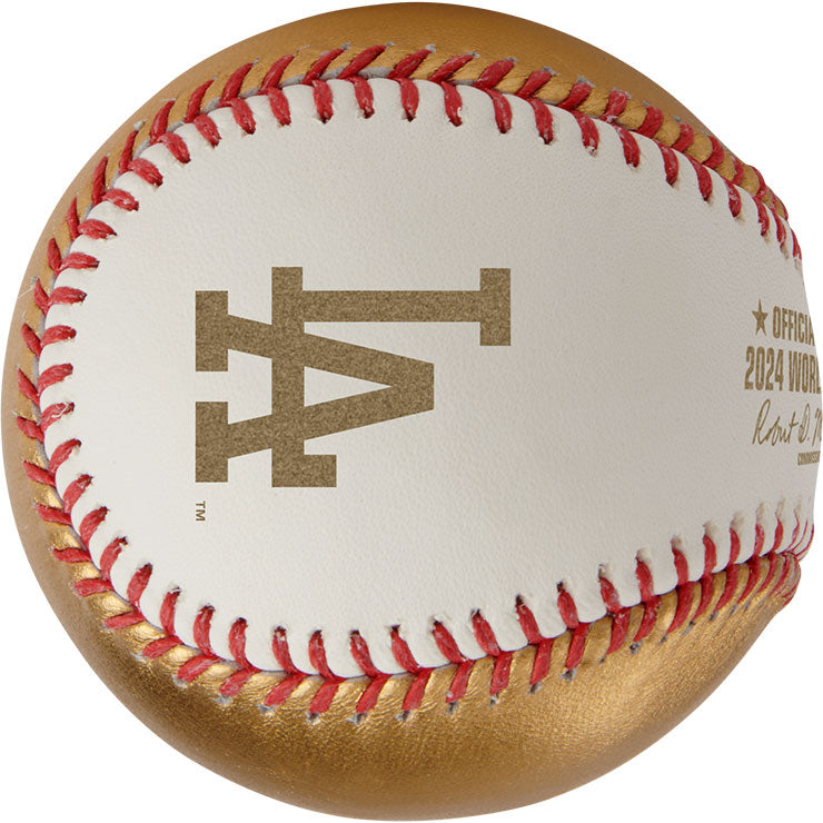 【予約販売】ローリングス 2024 ワールドシリーズ 優勝記念ボール ロサンゼルス・ドジャース MLB 2024 GOLD WORLD SERIES CHAMPION BASEBALL 記念球 記念ボール 記念グッズ rawlings