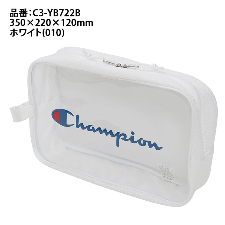 チャンピオン シューズケース シューズバッグ C3-YB722B メッシュ バスケットボール バレーボール スポーツ champion