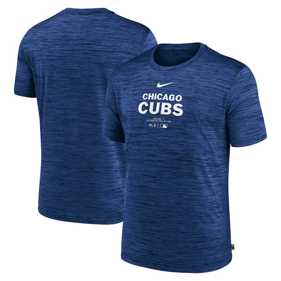 ナイキ シカゴ・カブス 半袖 Tシャツ ベースボールシャツ MLBオーセンティックコレクション Chicago Cubs Nike Royal Authentic Collection Velocity Performance Practice T-Shirt メンズ NKM5-EJ-4EW-J37 スポーツウェア トレーニング メジャーリーグ