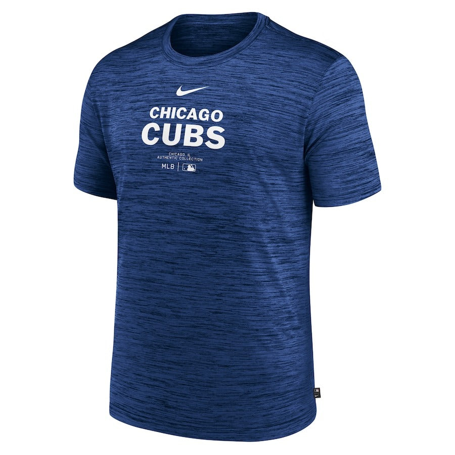 ナイキ シカゴ・カブス 半袖 Tシャツ ベースボールシャツ MLBオーセンティックコレクション Chicago Cubs Nike Royal Authentic Collection Velocity Performance Practice T-Shirt メンズ NKM5-EJ-4EW-J37 スポーツウェア トレーニング メジャーリーグ