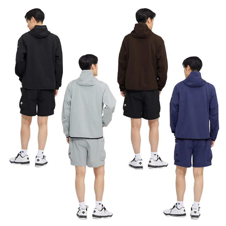 【石川祐希選手着用】デサント バレーボール ウォームアップジャケット フーディー パーカー メンズ ユニセックス 秋物 冬物 DV5FJK01U 2025モデル 秋冬 スポーツウェア トレーニングウェア ランニング ジャージ 上 大きいサイズあり descente