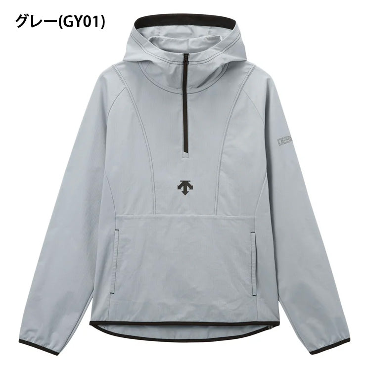 【石川祐希選手着用】デサント バレーボール ウォームアップジャケット フーディー パーカー メンズ ユニセックス 秋物 冬物 DV5FJK01U 2025モデル 秋冬 スポーツウェア トレーニングウェア ランニング ジャージ 上 大きいサイズあり descente