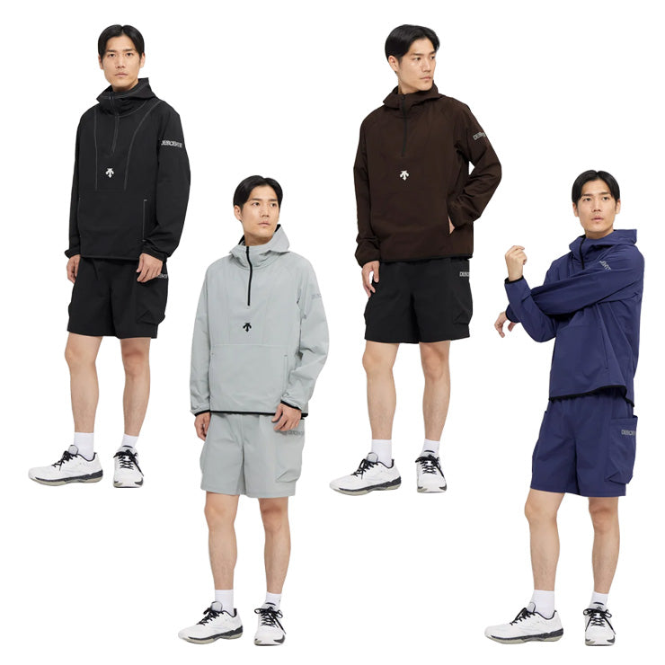 【石川祐希選手着用】デサント バレーボール ウォームアップジャケット フーディー パーカー メンズ ユニセックス 秋物 冬物 DV5FJK01U 2025モデル 秋冬 スポーツウェア トレーニングウェア ランニング ジャージ 上 大きいサイズあり descente