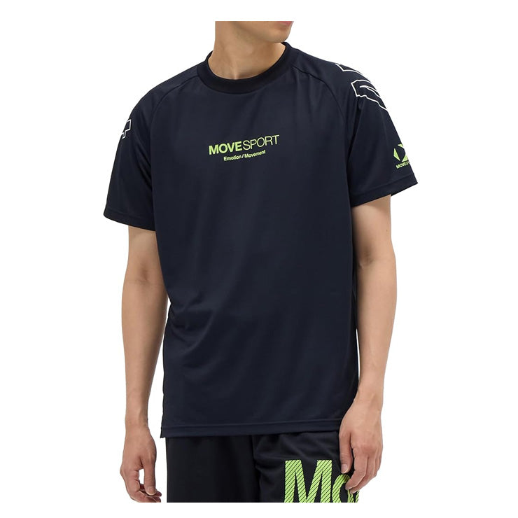 【2025モデル】デサント ムーブスポーツ 半袖 Tシャツ ミニリップ メンズ ST5FHT03M 夏用 スポーツウェア トレーニングウェア ジム ランニング ジョギング ウェア カジュアル 大きいサイズあり descente move sports