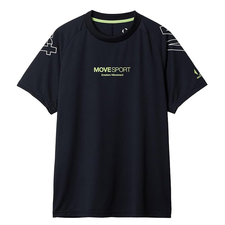 【2025モデル】デサント ムーブスポーツ 半袖 Tシャツ ミニリップ メンズ ST5FHT03M 夏用 スポーツウェア トレーニングウェア ジム ランニング ジョギング ウェア カジュアル 大きいサイズあり descente move sports