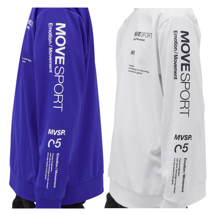 【2025モデル】デサント ムーブスポーツ 長袖 Tシャツ S.F.TECH 2FACE スリーブロゴ メンズ ST5FLT01M スポーツウェア トレーニングウェア ジム ランニング ジョギング ウェア カジュアル 大きいサイズあり descente move sports