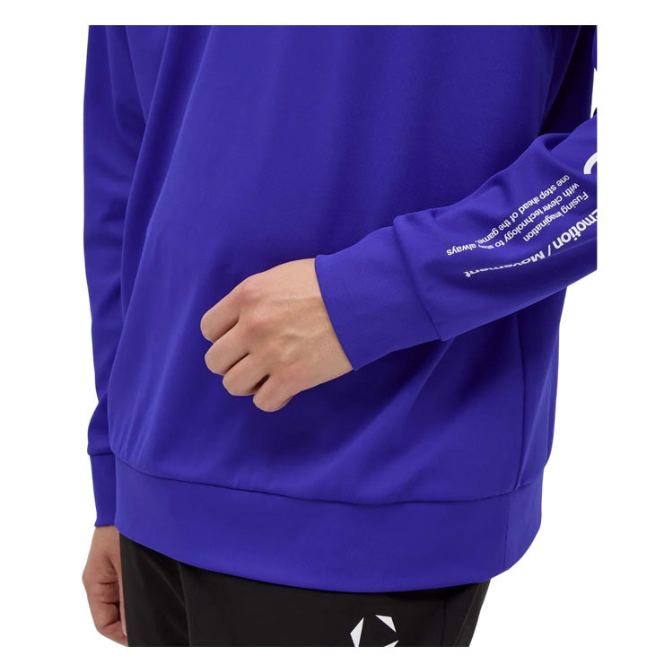 【2025モデル】デサント ムーブスポーツ 長袖 Tシャツ S.F.TECH 2FACE スリーブロゴ メンズ ST5FLT01M スポーツウェア トレーニングウェア ジム ランニング ジョギング ウェア カジュアル 大きいサイズあり descente move sports