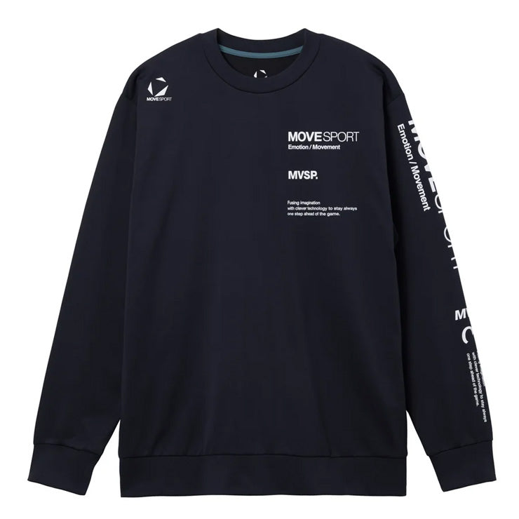 【2025モデル】デサント ムーブスポーツ 長袖 Tシャツ S.F.TECH 2FACE スリーブロゴ メンズ ST5FLT01M スポーツウェア トレーニングウェア ジム ランニング ジョギング ウェア カジュアル 大きいサイズあり descente move sports