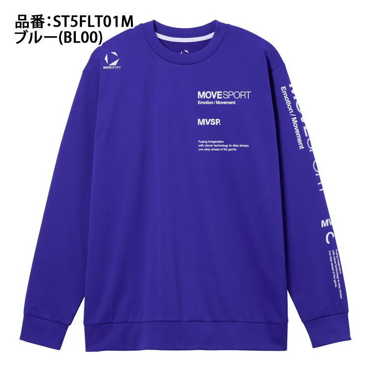 【2025モデル】デサント ムーブスポーツ 長袖 Tシャツ S.F.TECH 2FACE スリーブロゴ メンズ ST5FLT01M スポーツウェア トレーニングウェア ジム ランニング ジョギング ウェア カジュアル 大きいサイズあり descente move sports