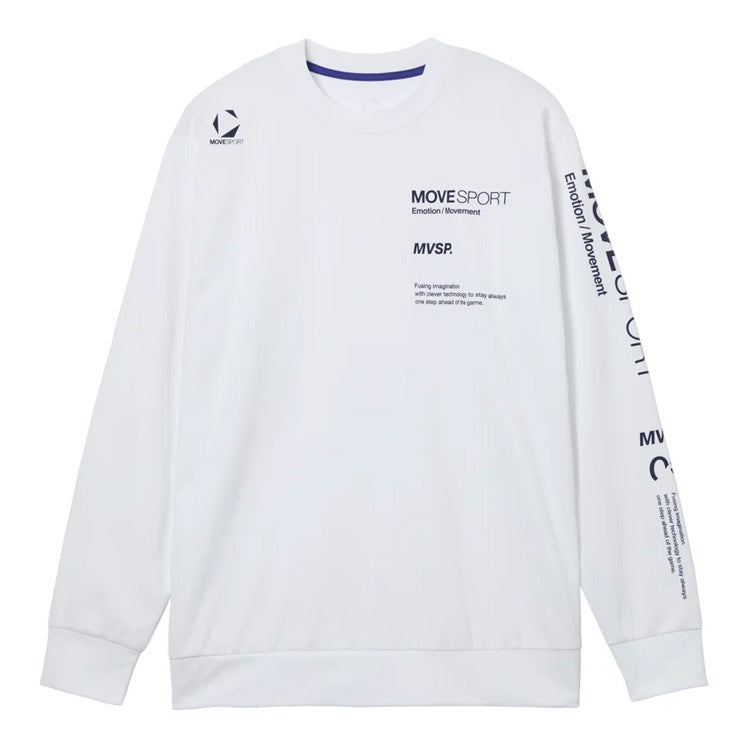 【2025モデル】デサント ムーブスポーツ 長袖 Tシャツ S.F.TECH 2FACE スリーブロゴ メンズ ST5FLT01M スポーツウェア トレーニングウェア ジム ランニング ジョギング ウェア カジュアル 大きいサイズあり descente move sports