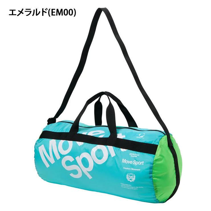 【2026モデル】デサント ムーブスポーツ ポケッタブル ドラムバッグ 33L ボストンバッグ コンパクトに折りたたみ可 MOVESPORT ST6SBB01U スポーツバッグ かばん 鞄 カバン 遠征 合宿 旅行 サブバッグ descente