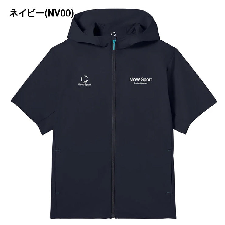 2026モデル】デサント ムーブスポーツ 半袖 フルジップ クロス