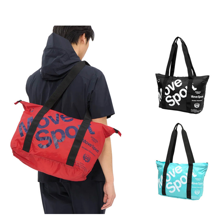 【2026モデル】デサント ムーブスポーツ ポケッタブル トートバッグ 22L コンパクトに折りたたみ可 MOVESPORT ST6FTT00U エコバッグ スポーツバッグ ランドリーバッグ かばん 鞄 カバン 買い物 お出かけ 買い物袋 descente