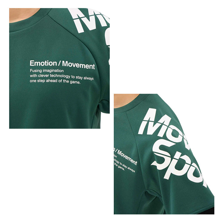 【石川祐希選手着用】2026モデル デサント ムーブスポーツ バレーボール 半袖 プラクティスシャツ Tシャツ バレーシャツ メンズ SV6SHT04U 夏用 スポーツウェア トレーニングウェア ジム ランニング ジョギング ウェア 大きいサイズあり descente movesport
