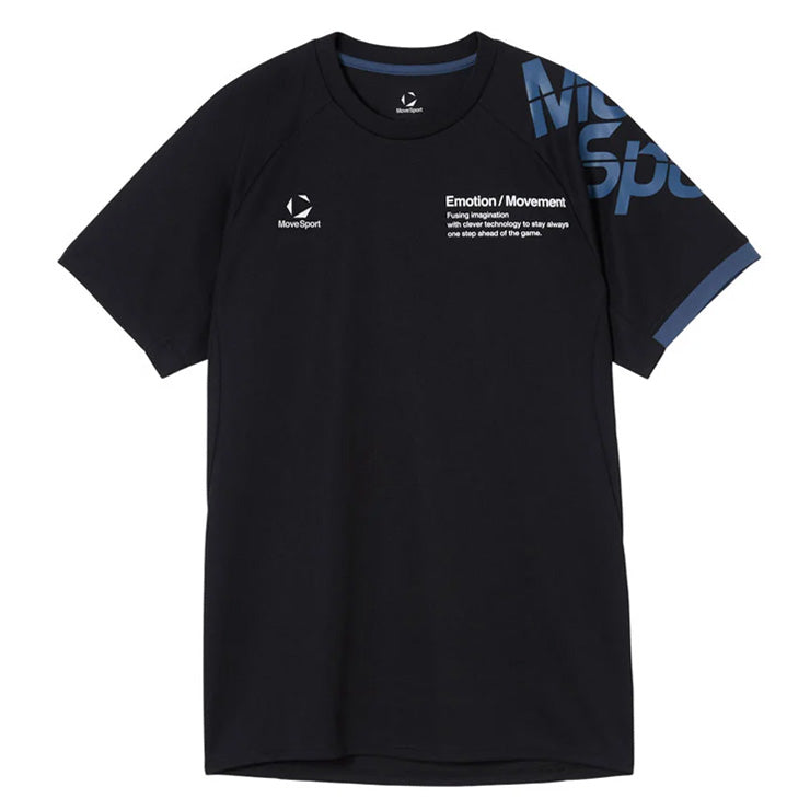 【石川祐希選手着用】2026モデル デサント ムーブスポーツ バレーボール 半袖 プラクティスシャツ Tシャツ バレーシャツ メンズ SV6SHT04U 夏用 スポーツウェア トレーニングウェア ジム ランニング ジョギング ウェア 大きいサイズあり descente movesport