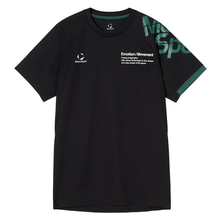 【石川祐希選手着用】2026モデル デサント ムーブスポーツ バレーボール 半袖 プラクティスシャツ Tシャツ バレーシャツ メンズ SV6SHT04U 夏用 スポーツウェア トレーニングウェア ジム ランニング ジョギング ウェア 大きいサイズあり descente movesport