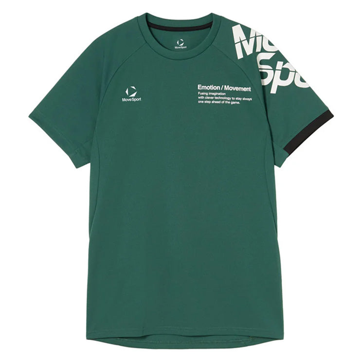 【石川祐希選手着用】2026モデル デサント ムーブスポーツ バレーボール 半袖 プラクティスシャツ Tシャツ バレーシャツ メンズ SV6SHT04U 夏用 スポーツウェア トレーニングウェア ジム ランニング ジョギング ウェア 大きいサイズあり descente movesport