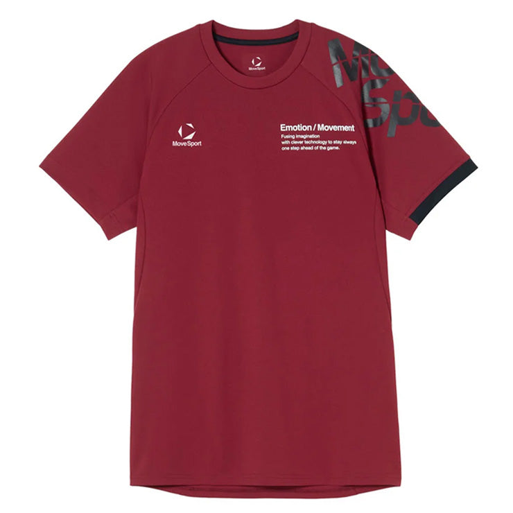 【石川祐希選手着用】2026モデル デサント ムーブスポーツ バレーボール 半袖 プラクティスシャツ Tシャツ バレーシャツ メンズ SV6SHT04U 夏用 スポーツウェア トレーニングウェア ジム ランニング ジョギング ウェア 大きいサイズあり descente movesport