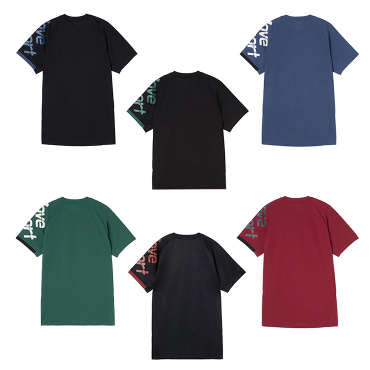 【石川祐希選手着用】2026モデル デサント ムーブスポーツ バレーボール 半袖 プラクティスシャツ Tシャツ バレーシャツ メンズ SV6SHT04U 夏用 スポーツウェア トレーニングウェア ジム ランニング ジョギング ウェア 大きいサイズあり descente movesport