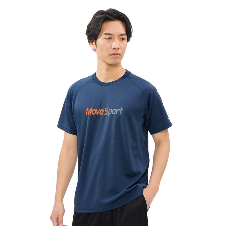 【石川祐希選手着用】2026モデル デサント ムーブスポーツ バレーボール 半袖 プラクティスシャツ Tシャツ バレーシャツ メンズ SV6SHT05U 夏用 スポーツウェア トレーニングウェア ジム ランニング ジョギング ウェア 大きいサイズあり descente movesport