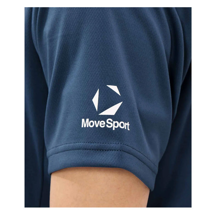 【石川祐希選手着用】2026モデル デサント ムーブスポーツ バレーボール 半袖 プラクティスシャツ Tシャツ バレーシャツ メンズ SV6SHT05U 夏用 スポーツウェア トレーニングウェア ジム ランニング ジョギング ウェア 大きいサイズあり descente movesport