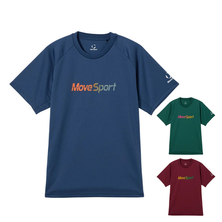 【石川祐希選手着用】2026モデル デサント ムーブスポーツ バレーボール 半袖 プラクティスシャツ Tシャツ バレーシャツ メンズ SV6SHT05U 夏用 スポーツウェア トレーニングウェア ジム ランニング ジョギング ウェア 大きいサイズあり descente movesport