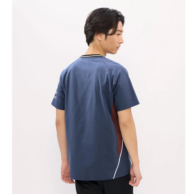 【石川祐希選手着用】2026モデル デサント ムーブスポーツ バレーボール 半袖 プラクティスシャツ Tシャツ バレーシャツ メンズ SV6SHT10U 夏用 スポーツウェア トレーニングウェア ジム ランニング ジョギング ウェア 大きいサイズあり descente movesport