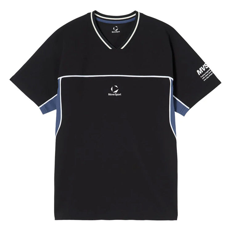 【石川祐希選手着用】2026モデル デサント ムーブスポーツ バレーボール 半袖 プラクティスシャツ Tシャツ バレーシャツ メンズ SV6SHT10U 夏用 スポーツウェア トレーニングウェア ジム ランニング ジョギング ウェア 大きいサイズあり descente movesport