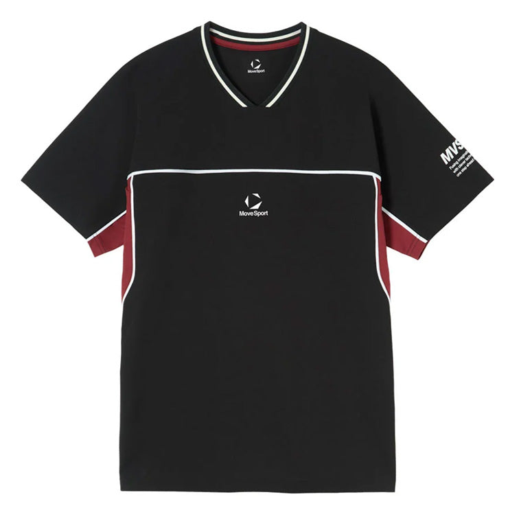 【石川祐希選手着用】2026モデル デサント ムーブスポーツ バレーボール 半袖 プラクティスシャツ Tシャツ バレーシャツ メンズ SV6SHT10U 夏用 スポーツウェア トレーニングウェア ジム ランニング ジョギング ウェア 大きいサイズあり descente movesport