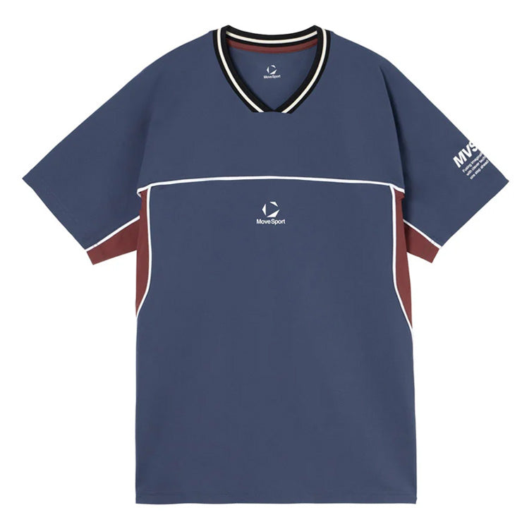 【石川祐希選手着用】2026モデル デサント ムーブスポーツ バレーボール 半袖 プラクティスシャツ Tシャツ バレーシャツ メンズ SV6SHT10U 夏用 スポーツウェア トレーニングウェア ジム ランニング ジョギング ウェア 大きいサイズあり descente movesport