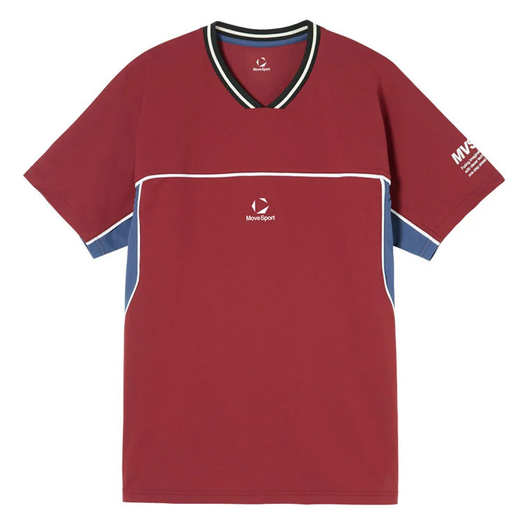 【石川祐希選手着用】2026モデル デサント ムーブスポーツ バレーボール 半袖 プラクティスシャツ Tシャツ バレーシャツ メンズ SV6SHT10U 夏用 スポーツウェア トレーニングウェア ジム ランニング ジョギング ウェア 大きいサイズあり descente movesport