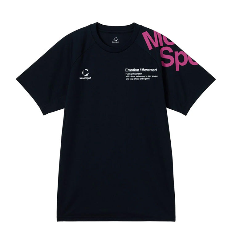 【石川祐希選手着用】2026モデル デサント ムーブスポーツ バレーボール 半袖 プラクティスシャツ Tシャツ バレーシャツ メンズ SV6SHT11U 夏用 スポーツウェア トレーニングウェア ジム ランニング ジョギング ウェア 大きいサイズあり descente movesport