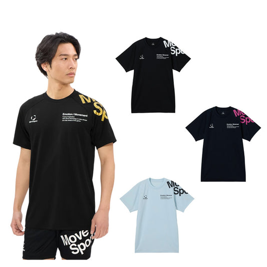 【石川祐希選手着用】2026モデル デサント ムーブスポーツ バレーボール 半袖 プラクティスシャツ Tシャツ バレーシャツ メンズ SV6SHT11U 夏用 スポーツウェア トレーニングウェア ジム ランニング ジョギング ウェア 大きいサイズあり descente movesport