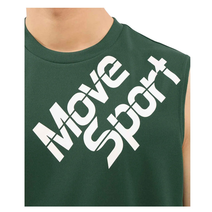 【石川祐希選手着用】2026モデル デサント ムーブスポーツ バレーボール ノースリーブ プラクティスシャツ Tシャツ バレーシャツ メンズ SV6STZ01U 夏用 スポーツウェア トレーニングウェア ジム ランニング ジョギング ウェア 大きいサイズあり descente movesport